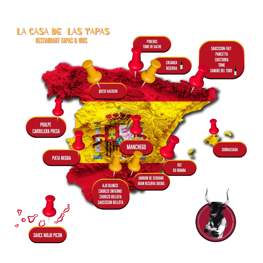 Les inspirations espagnoles de La Casa de las Tapas
