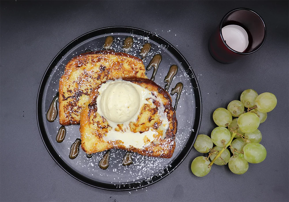 Brioche perdue au caramel